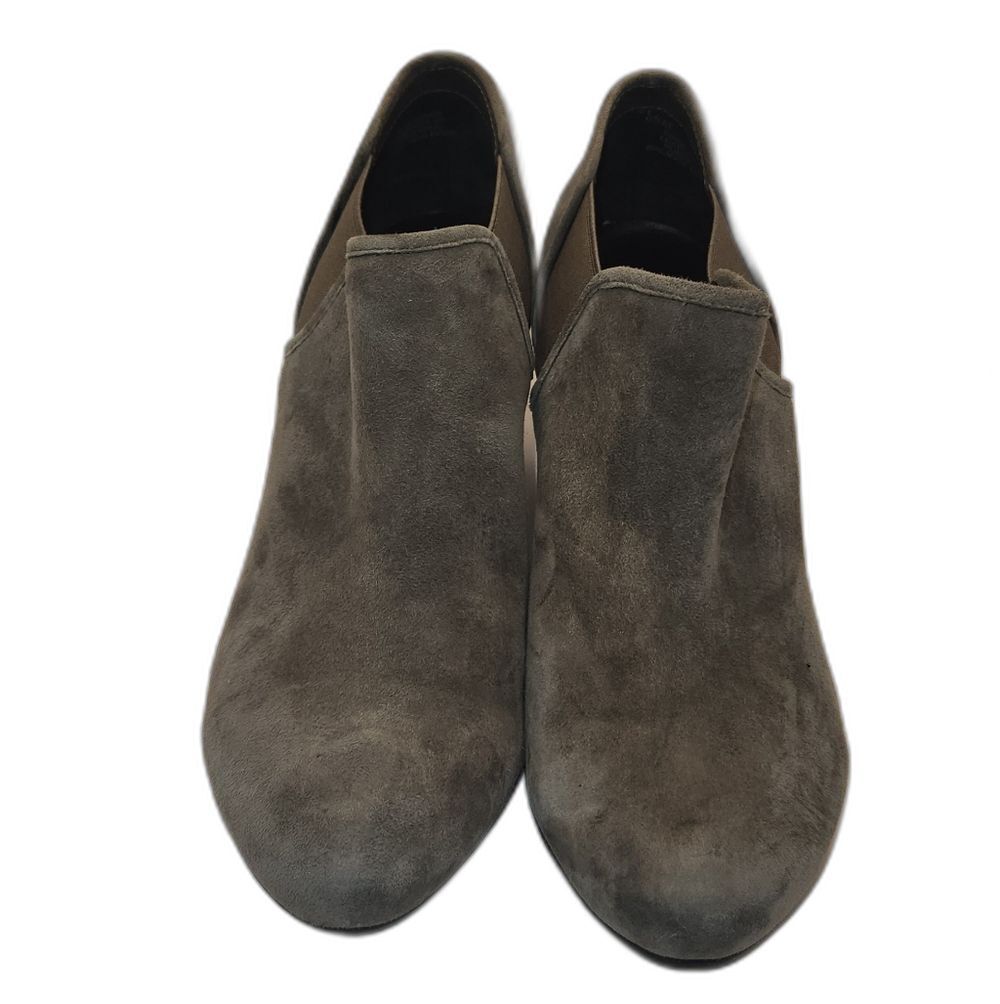 Women’s Vaneli Judy Grey Suede Leather Ankle Boots Size 9.5